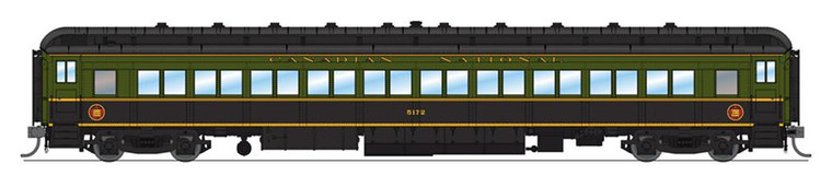 Broadway Limited - Ho 80'Pass Coach Grn&Blk CN 1pk - 6450