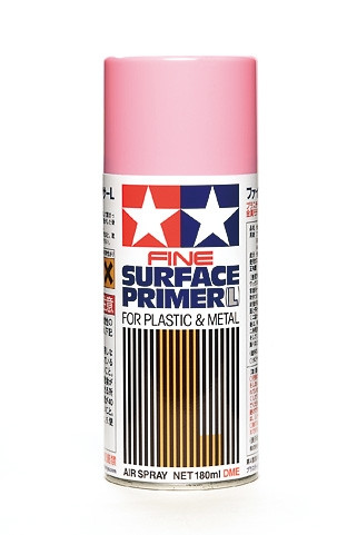 Tamiya Paint - Hobby Kits - Fine Surface Primer L Pink 6p - 87146