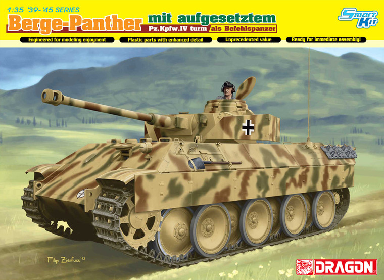 DML Military Kits - Bergepanther mit AufgesstZtem - 6835