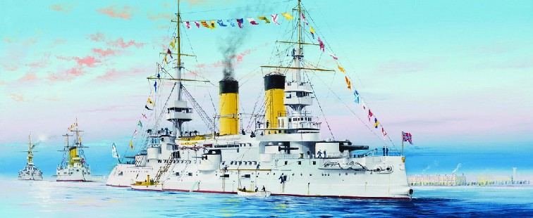 Trumpeter Models - Tsesarevich Battleship 1:350 - 5338