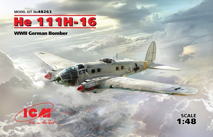 ICM Models - WWII German He111H16 Bomber 1:48 - 48263