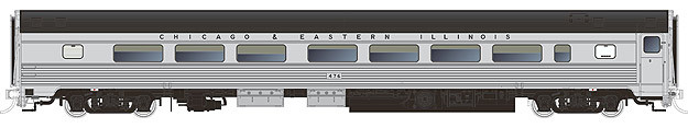 Rapido Trains - Ho Budd Coach C&Ei 483 - 115077