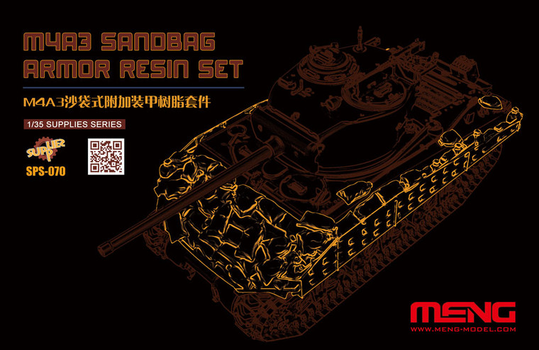 Meng Models - M4A3 Sandbag Armor(Resin)1:35 - SPS070