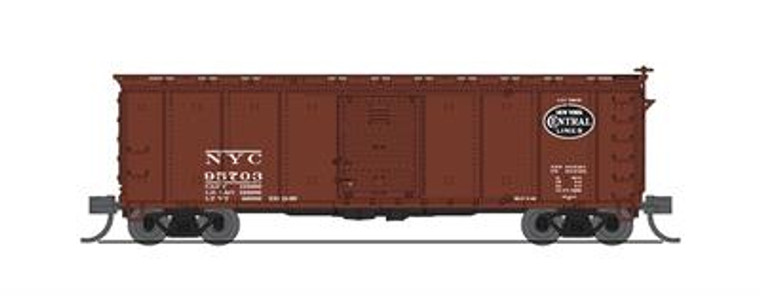 Broadway Limited - N 40'Steel Boxcar 30'4-pk NYC.MC,P&E,B&A - 7271 Broadway Limited - N 40'Steel Boxcar 30'4-pk NYC.MC,P&E,B&A - 7271