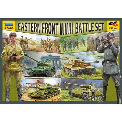 Zvezda Model Kits - WWII Eastern Front Battle Diorama 1:72 - 5203