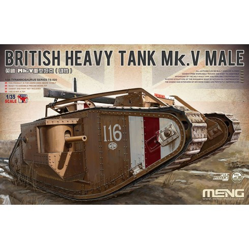 Meng Models - British Heavy Tank Mk.V Male - TS020