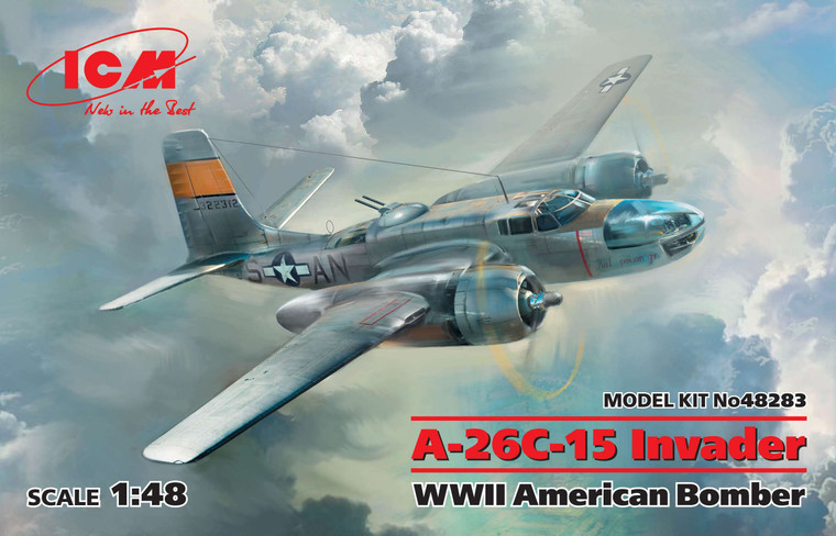 ICM Models - WWII USAF A-26C 15 Invader Bomber 1:48 - 48283