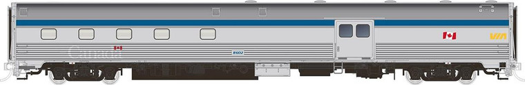Rapido Trains - Ho Budd Baggage-Dorm Via Rail No# - 114020