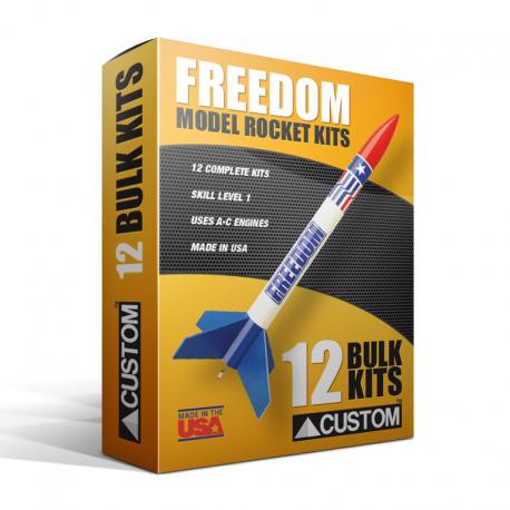 Custom Rockets - Freedom Skil-1 Bulk Pk 12 - 70005
