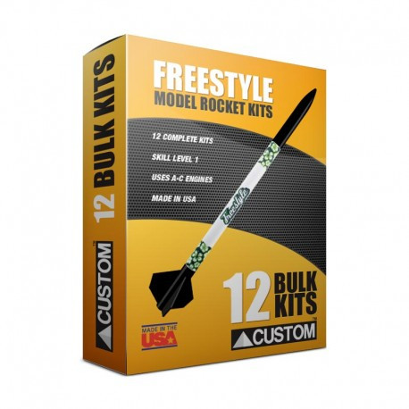 Custom Rockets - Freestyle Skil-1 Bulk Pk12 - 70023