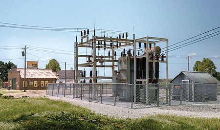 Woodland Scenics - HO Substation Built Up - 2268