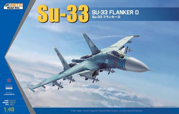 Kinetic Model Kits - Su-33 Flanker D 1:48 - 48062