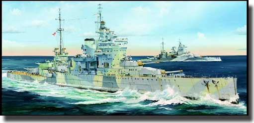 Trumpeter Models - Hms Queen EliZabeth 1941 1:350 - 5324