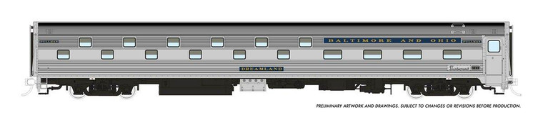Rapido Trains - Ho Bud Slumbercoach B&O 7702 - 141011
