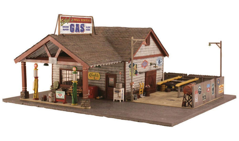 Woodland Scenics - Ho Ethyl'S Gas & Service B/U - 5048