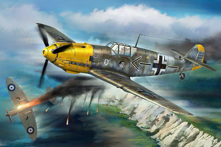 Hobby Boss Models - Messerschmitt Bf109E 1940 1:18 - 81809
