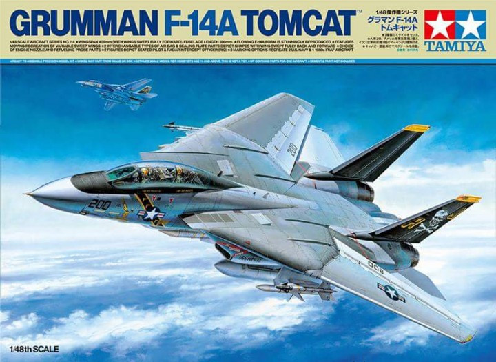 Tamiya Paint - Hobby Kits - F-14A Tomcat Vf-84orVf-2 1:48 - 61114