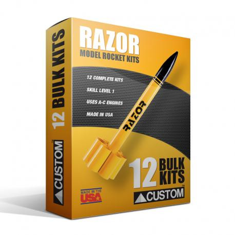 Custom Rockets - Razor Skil-1 Bulk Pk 12 - 70003