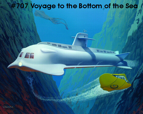 Aurora-Moebius Model Kits - Seaview Submarine Vtbs 1:128 - 707