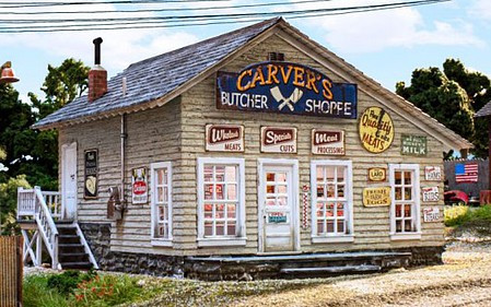 Woodland Scenics - O Carver's Butcher Shoppe - 5872