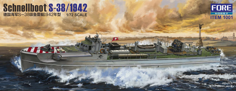 Fore Hobby Models - WWII German Schnellboot S-38 1942 1:72 - 1001