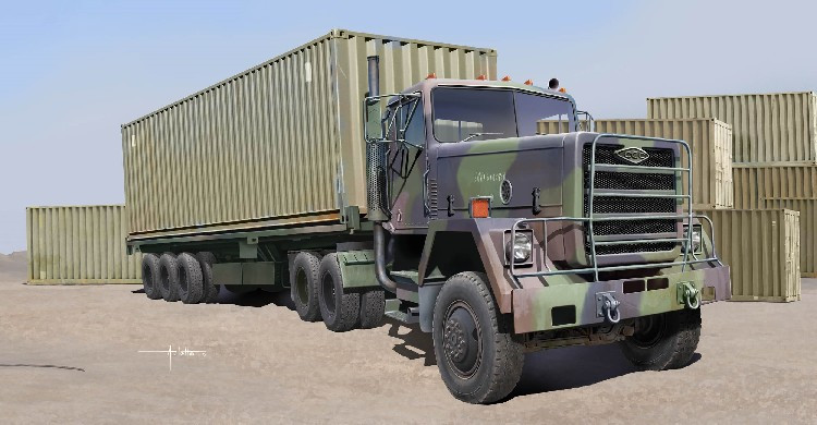 Trumpeter Models - Us M915 Truck W/40' Trlr 1:35 - 1015
