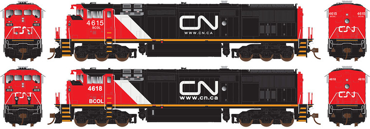 Rapido Trains - Ho Dash 8-40Cm Cn Ca Bcol 4615 - 400022