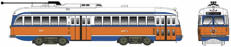 Bowser - Ho Pcc Streetcar Phila Gulf Oil 2243 - 12906