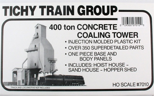 Tichy Train Group - Ho Concrete Coaling Tower Kit - 7010
