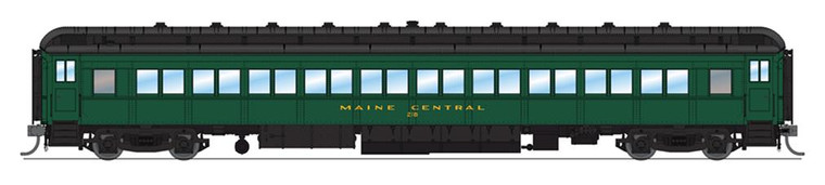 Broadway Limited - Ho 80'Pass Coach Grn&Gld MEC B 2pk - 6445