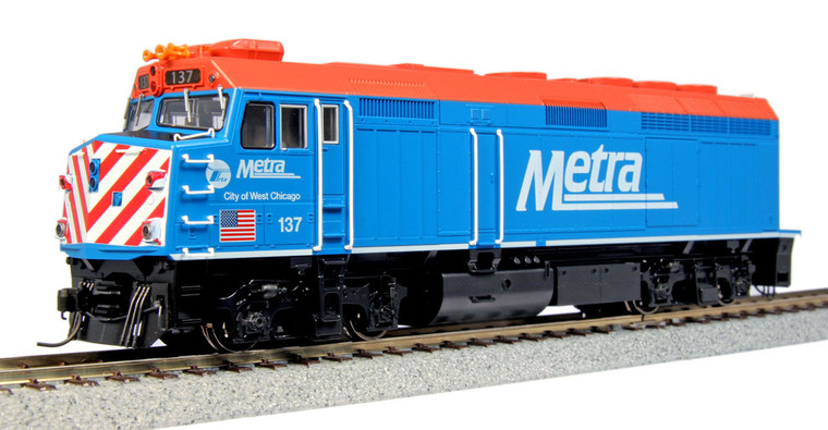 Kato - Ho Emd F40Ph Chicago Metra 137 - 376571