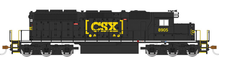 Bachmann - Ho Sd40-2 Csx 8905 W/dcc - 60917