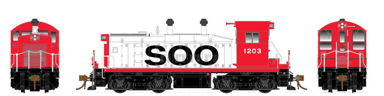Rapido Trains - HO SW1200 SOO LINE #1205 - 27054