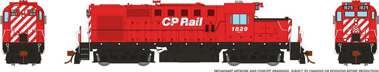Rapido Trains - HO RS-18u CP Rail 1825 - 32065