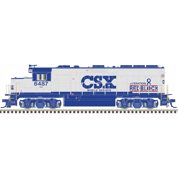 Atlas Model Railroad Co. - N GP40-2 CSX 6487 W/sd - 40004743