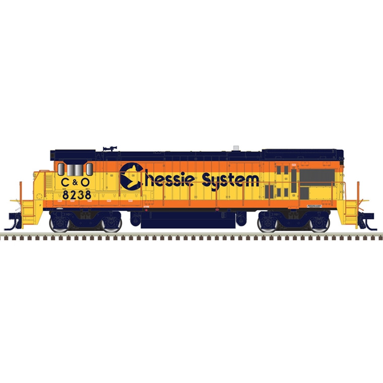 Atlas Model Railroad Co. - N B30-7 Diesel Ches 8243 W/sd - 40005468