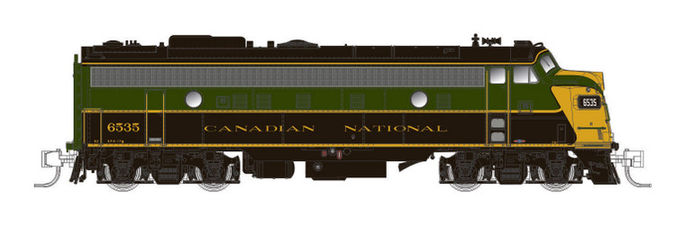 Rapido Trains - N FP9A CNR 1954 Scheme 6535 w/sd - 530503