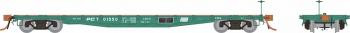 Rapido Trains - Ho F30A 50'Flat Car PC 6pk - 138004