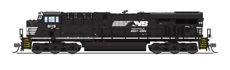 Broadway Limited - N GE ES44AC NS 8140 W/sd - 7298