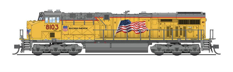 Broadway Limited - N GE ES44AC UP 8103 W/sd - 7303