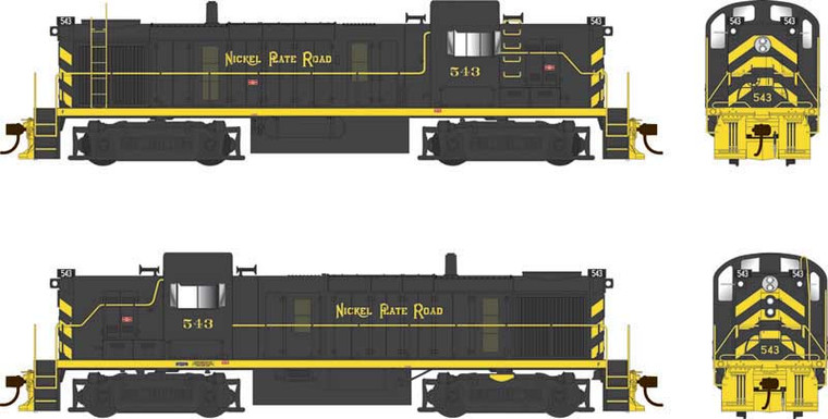 Bowser - Alco RS-3 Phase 3 NKP 553 W/sd - 25218