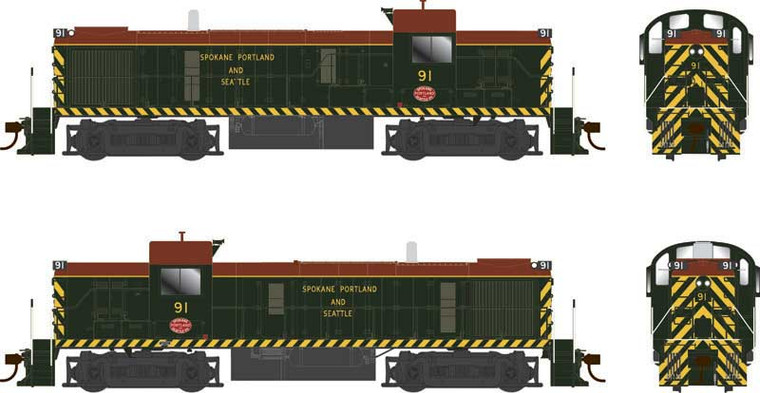 Bowser - Alco RS-3 Phase 3 SP&S 94 W/sd - 25232