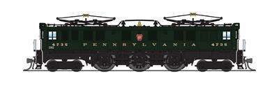 Broadway Limited - N PRR P5a Boxcab 4735 W/sd Freight - 3960