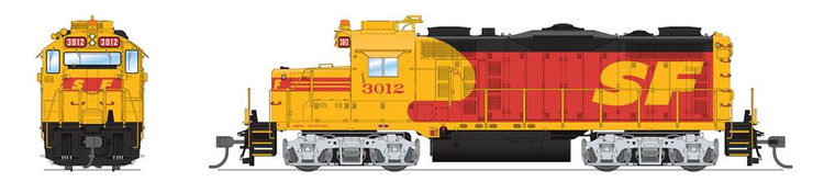 Broadway Limited - Ho EMD GP20 ATSF 3016 W/sd - 7455