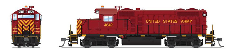 Broadway Limited - Ho EMD GP20 USAX 4642 W/sd - 7468