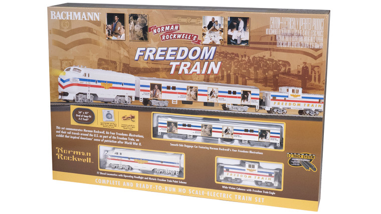 Bachmann - HO Norman Rockwell Freedom Train Set - 767