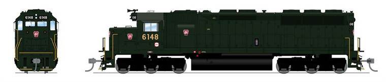 Broadway Limited - Ho Emd Sd45 Prr 6157 W/sd - 4290