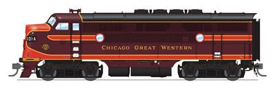 Broadway Limited - Ho EMD F3 A/B CGW 101A/101B W/sd - 6652