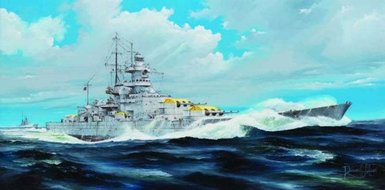 Trumpeter Models - German Gneisenau Battleship 1:200 - 3714