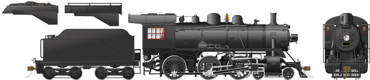 Rapido Trains - HO CPR D10 Low Hdlt No# w/sd - 602514